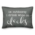 thumbnail image 1 of Creative Products Boho Aztec Navy 18x18 Indoor / Outdoor Pillow, 1 of 1