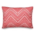 thumbnail image 1 of Creative Products Boho Chevron Coral 14x20 Indoor / Outdoor Pillow, 1 of 2