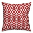 thumbnail image 1 of Creative Products Boho Diamond in Red 16x16 Spun Poly Pillow, 1 of 2