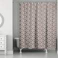 thumbnail image 1 of Creative Products Boho Polka Dots in Brown 71x74 Shower Curtain, 1 of 2