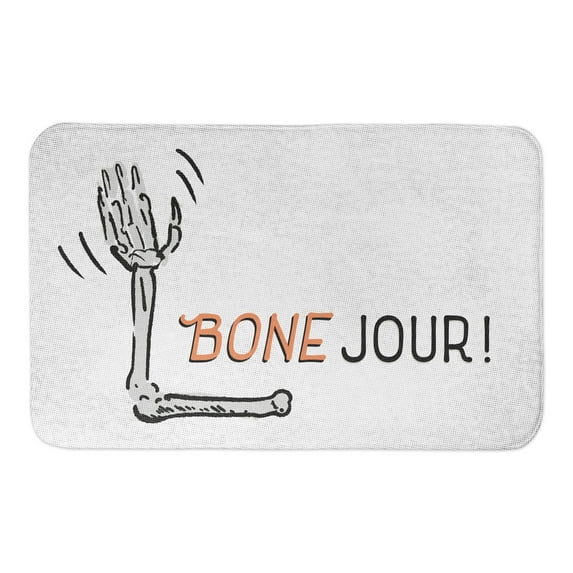 Creative Products Bone Jour 21 x 34 Bath Mat