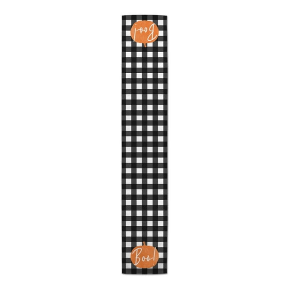 Creative Products Boo Buffalo Check 16x90 Cotton Twill Table Runner