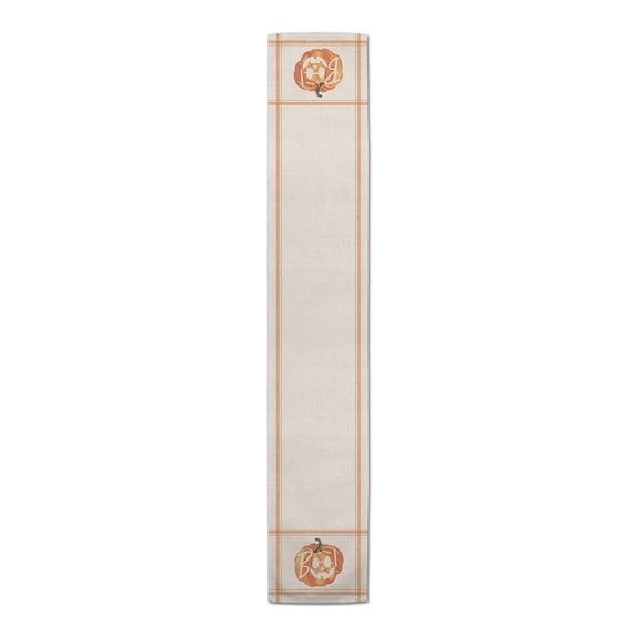 Creative Products Boo Jack-o'-lantern 16 x 90 Cotton Twill Table Runner