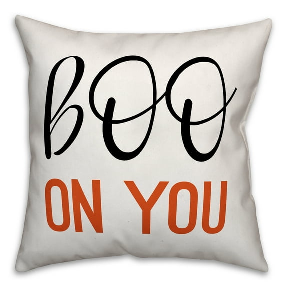 Creative Products Boo On You 18x18 Spun Poly Pillow