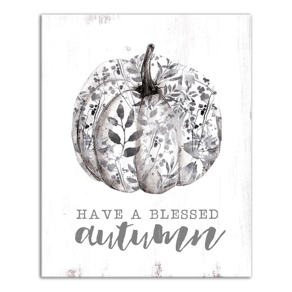 Creative Products Botanical Pumpkin 16 x 20 Canvas Wall Art