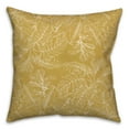 thumbnail image 1 of Creative Products Botanical Sketch Yellow 16 x 16 Indoor / Outdoor Pillow, 1 of 3