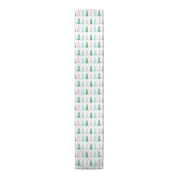 Creative Products Bottlebrush Trees 16x90 Poly Twill Table Runner