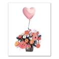 thumbnail image 1 of Creative Products Bouquet of Flowers with Balloon 24x30 Canvas Wall Art, 1 of 5