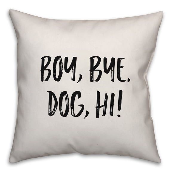 Creative Products Boy, Bye 20x20 Spun Poly Pillow