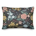 thumbnail image 1 of Creative Products Bright Floral Pattern 14x20 Spun Poly Pillow, 1 of 3