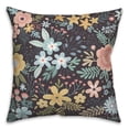 thumbnail image 1 of Creative Products Bright Floral Pattern 18x18 Spun Poly Pillow, 1 of 3