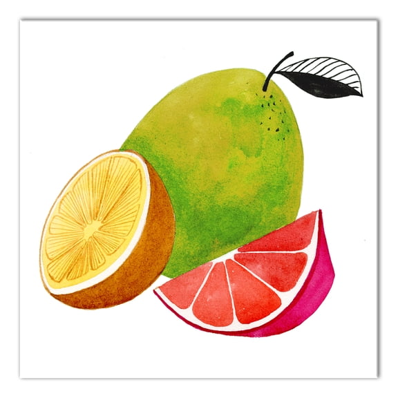 Creative Products Bright Fruit 20x20 Canvas Wall Art