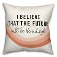 thumbnail image 1 of Creative Products Bright Future 18x18 Spun Poly Pillow, 1 of 2