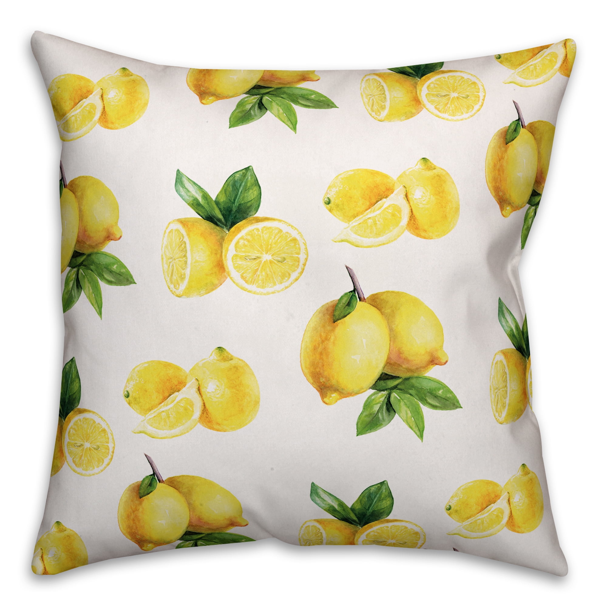 Creative Products Bright Lemon Pattern 18x18 Indoor / Outdoor Pillow