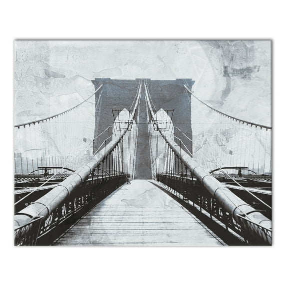 Creative Products Brooklyn Bridge Sketch 24x30 Canvas Wall Art