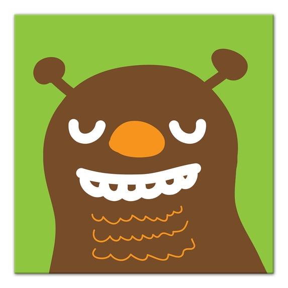 Creative Products Brown Monster 12x12 Canvas Wall Art