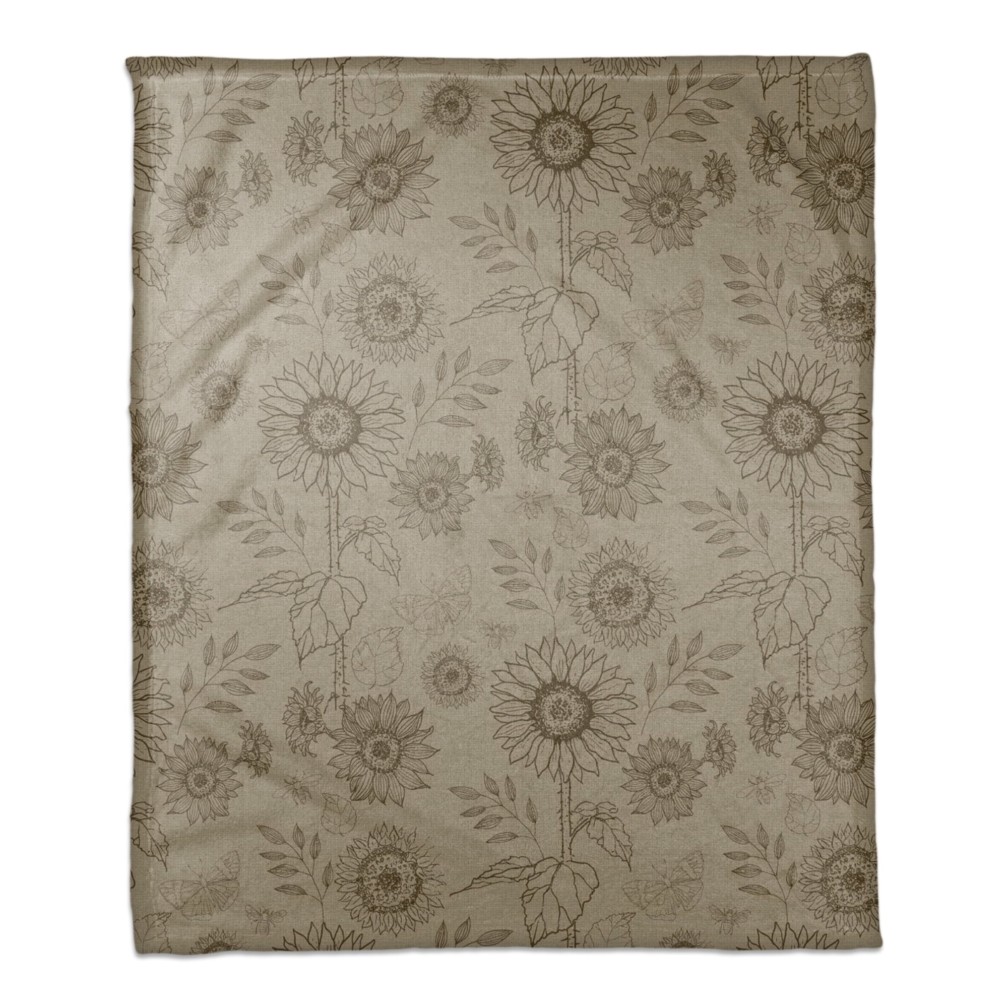 Sunflower Brown Blanket