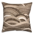 thumbnail image 1 of Creative Products Brown Tile Arches 18 x 18 Indoor / Outdoor Pillow, 1 of 3