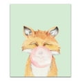 thumbnail image 1 of Creative Products Bubble Gum Fox 20x24 Canvas Wall Art, 1 of 5