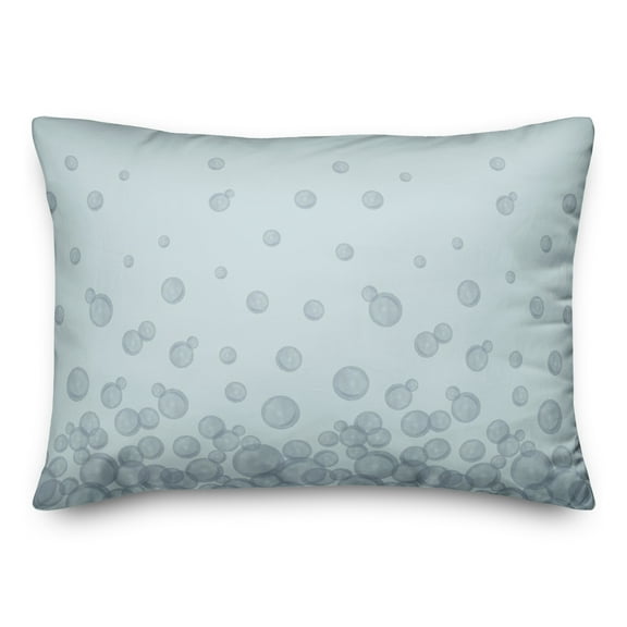 Creative Products Bubbles On Blue 20 x 14 Spun Poly Pillow