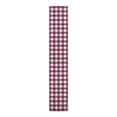 thumbnail image 1 of Creative Products Buffalo Check Burgundy 16x72 Poly Twill Table Runner, 1 of 3