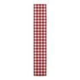 thumbnail image 1 of Creative Products Buffalo Check Red 16x90 Poly Twill Table Runner, 1 of 3