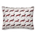 thumbnail image 1 of Creative Products Buffalo Check Watercolor Deer Pattern 14x20 Spun Poly Pillow, 1 of 3