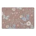 thumbnail image 1 of Creative Products Butterflies On Maroon 18 x 27 Floor Mat, 1 of 1