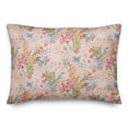 thumbnail image 1 of Creative Products Butterfly Bird Floral on Pink 20 x 14 Spun Poly Pillow, 1 of 3