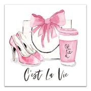 Creative Products Cest La Vie Fashion 16x16 Canvas Wall Art