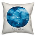 thumbnail image 1 of Creative Products Cancer Zodiac Sign Astrological Constellation 18x18 Spun Poly Pillow, 1 of 3