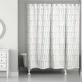 thumbnail image 1 of Creative Products Candy Cane Pattern 71x74 Shower Curtain, 1 of 1
