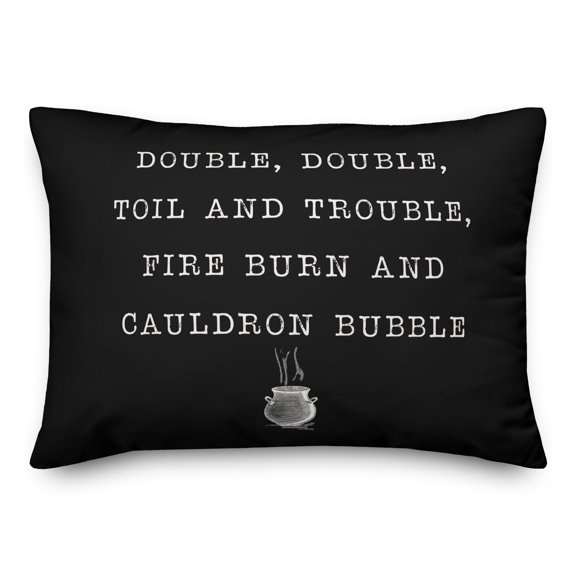 Creative Products Cauldron Bubble 14x20 Spun Poly Pillow