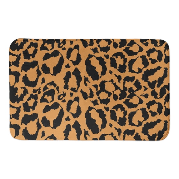 Creative Products Cheetah Print 34x21 Bath Mat