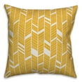 thumbnail image 1 of Creative Products Chevron in Yellow 16x16 Spun Poly Pillow, 1 of 2