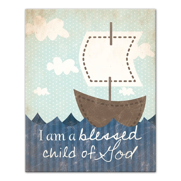 Creative Products Child Of God Boat 16x20 Canvas Wall Art