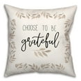 thumbnail image 1 of Creative Products Choose To Be Grateful 20 x 20 Spun Poly Pillow, 1 of 3
