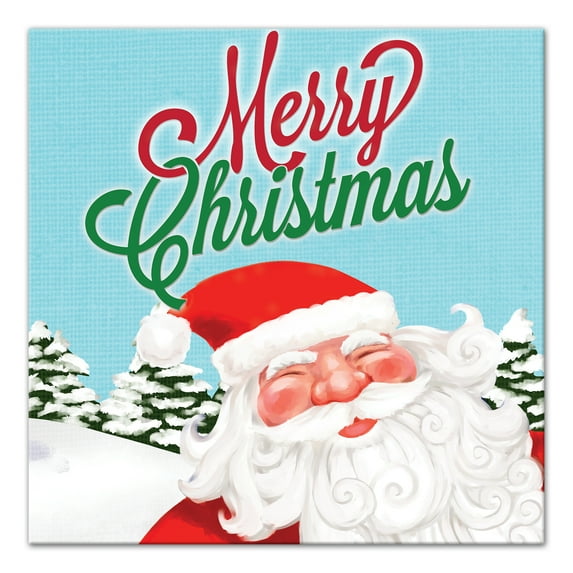 Creative Products Christmas Santa 12x12 Canvas Wall Art
