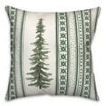 thumbnail image 1 of Creative Products Christmas Tree Green Pattern 18 x 18 Spun Poly Pillow, 1 of 3