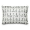 thumbnail image 1 of Creative Products Christmas Tree Pattern 14x20 Spun Poly Pillow, 1 of 2