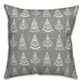 thumbnail image 1 of Creative Products Christmas Tree Pattern 16x16 Spun Poly Pillow, 1 of 2