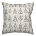 thumbnail image 1 of Creative Products Christmas Tree Pattern 16x16 Spun Poly Pillow, 1 of 2