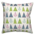 thumbnail image 1 of Creative Products Christmas Tree Pattern 18 x 18 Spun Poly Pillow, 1 of 3