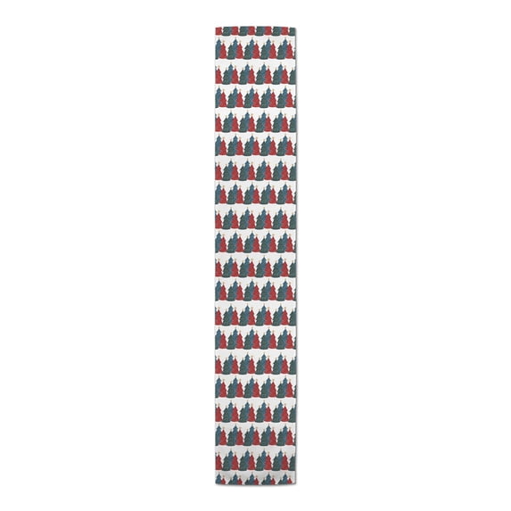 Creative Products Christmas Tree Trio 16 x 90 Cotton Twill Table Runner