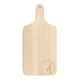 thumbnail image 1 of Creative Products Circle Monogram - Q 8 x 17 Maple Paddle Cutting Board, 1 of 1