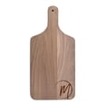 thumbnail image 1 of Creative Products Circle Monogram - M 8 x 17 Walnut Paddle Cutting Board, 1 of 1