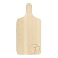 thumbnail image 1 of Creative Products Circle Monogram - T 8 x 17 Maple Paddle Cutting Board, 1 of 1