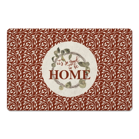 Creative Products Circle Vine Red 18 x 27 Floor Mat