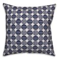 thumbnail image 1 of Creative Products Circles in Blue 16x16 Spun Poly Pillow, 1 of 2