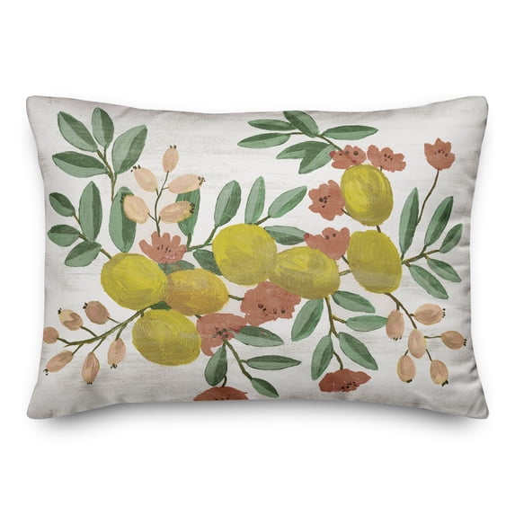 Creative Products Citrus Botanical 20 x 14 Spun Poly Pillow